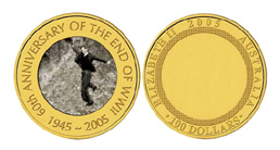 tungsten alloy gold coin